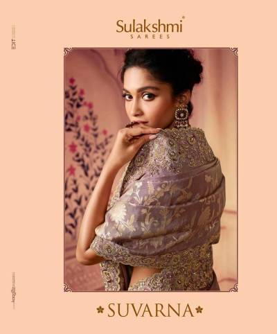 SULAKSHMI SUVARNA 8001 TO 8009 DESIGNER EMBROIDERED SAREE WHOLESALER